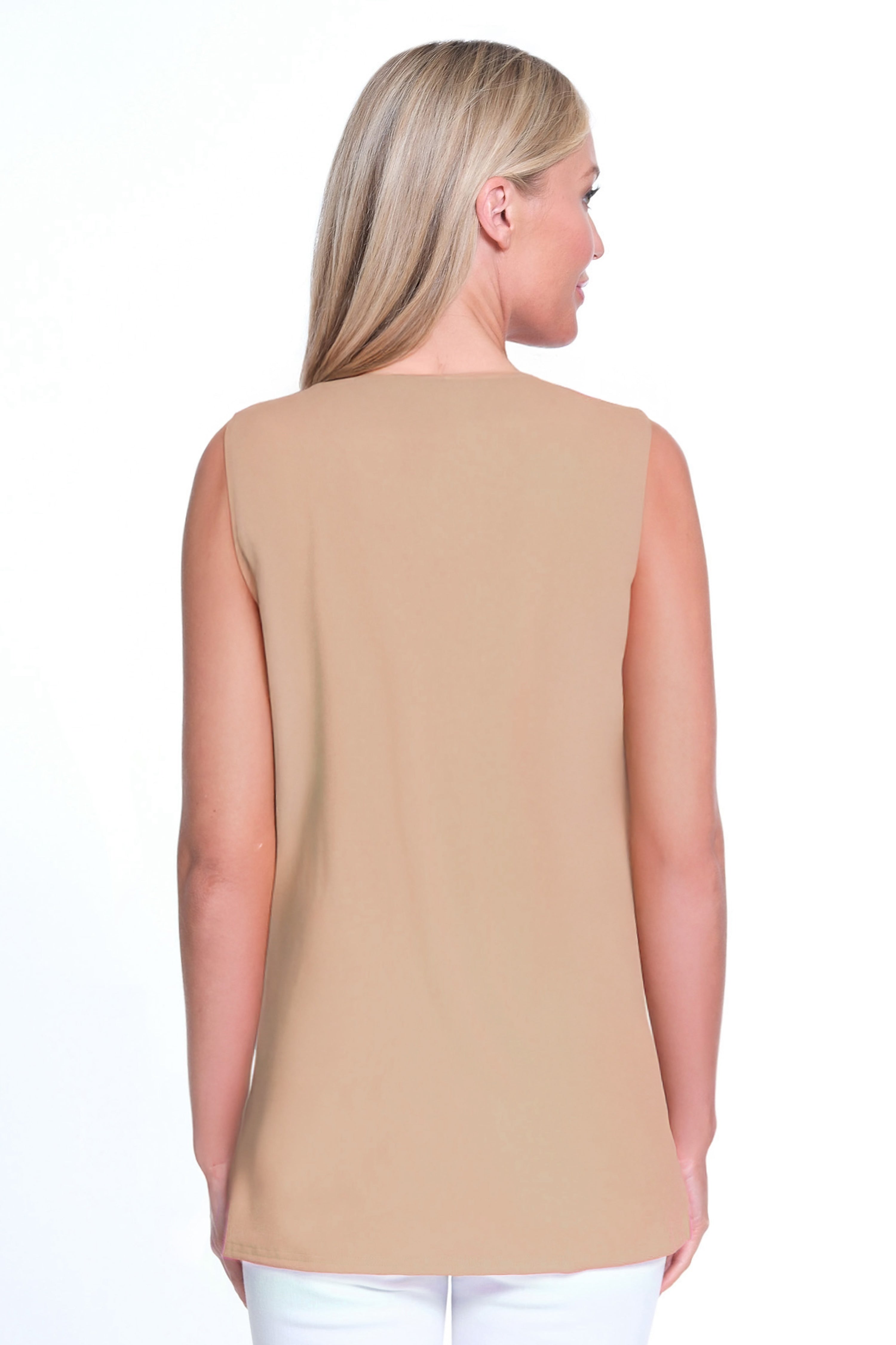 Knit Tank Top - Nude