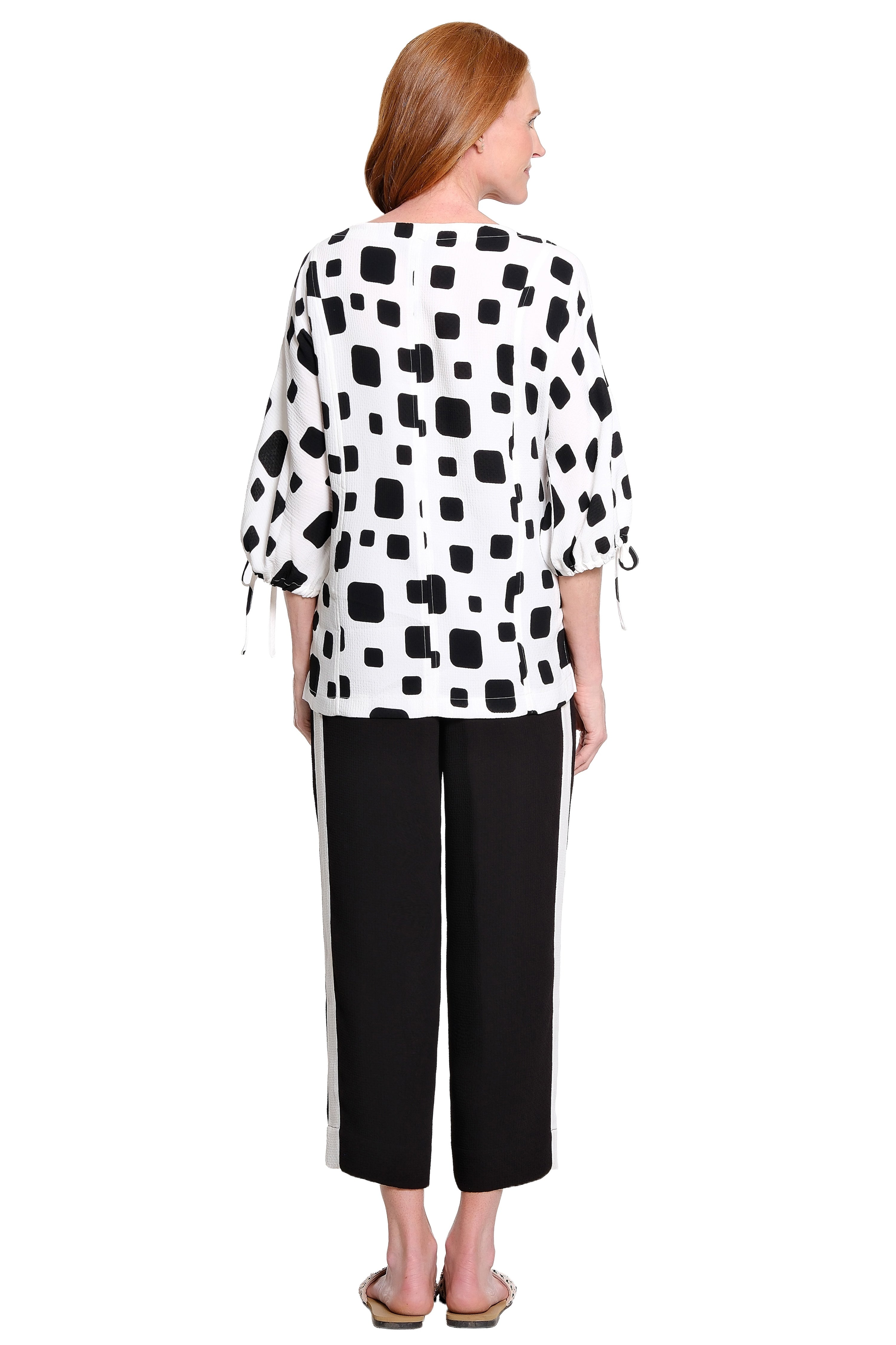 Cropped Pull-On Pant - Black