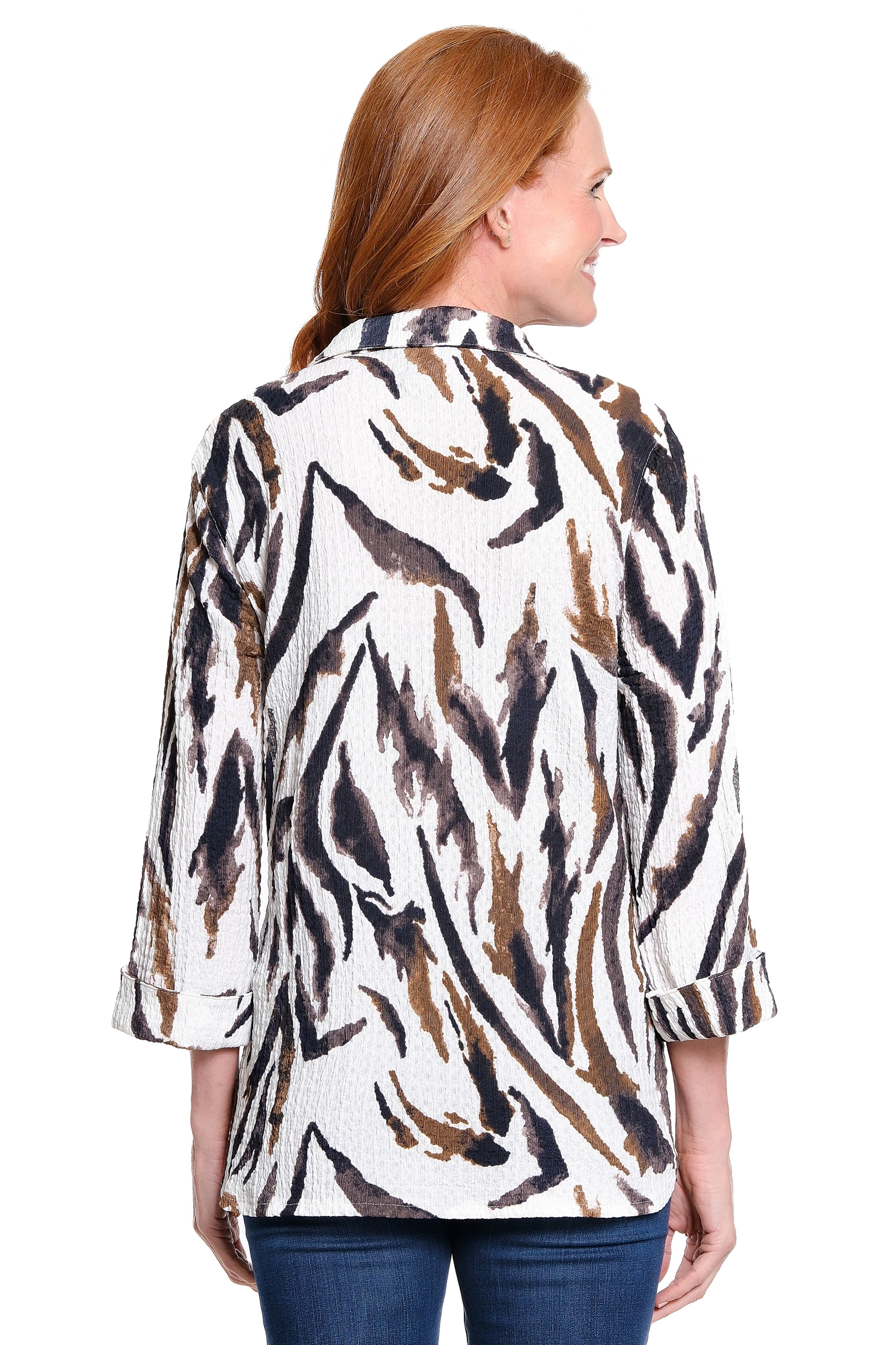 Textured Knit Tunic - Multi