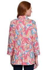 Print Tunic & Tank Set - Plus - Abstract Multi