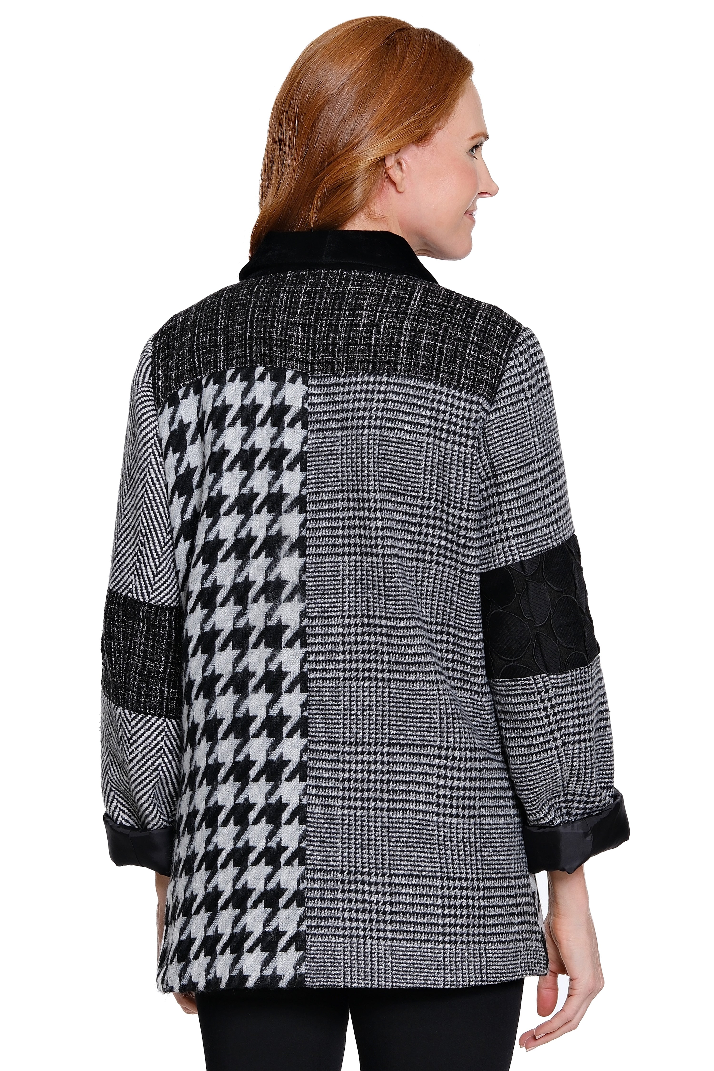 Mixed Media Jacket - Petite - Multi