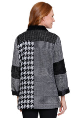 Mixed Media Jacket - Petite - Multi