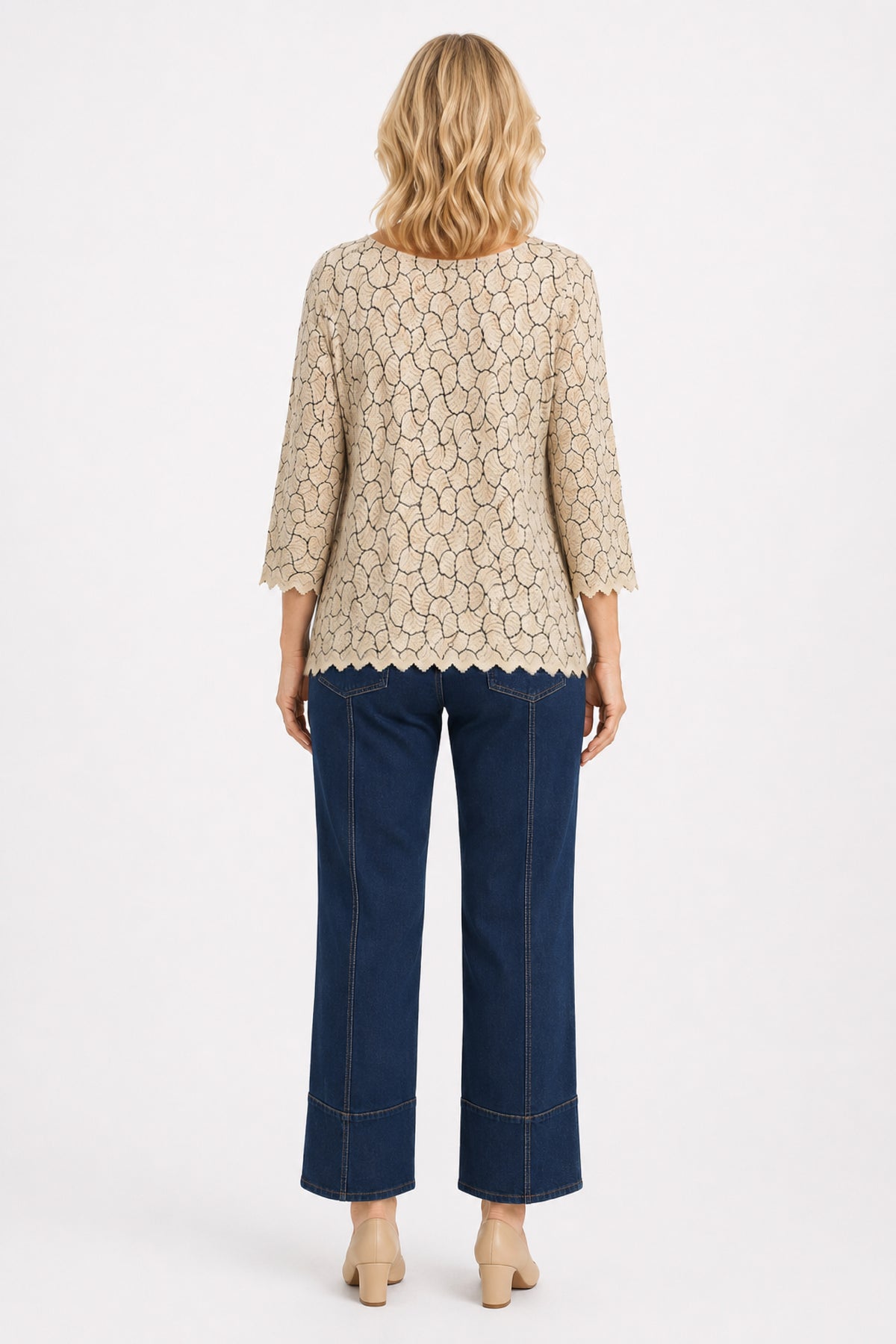 Dark Indigo Denim Wide-Leg Pant - Plus