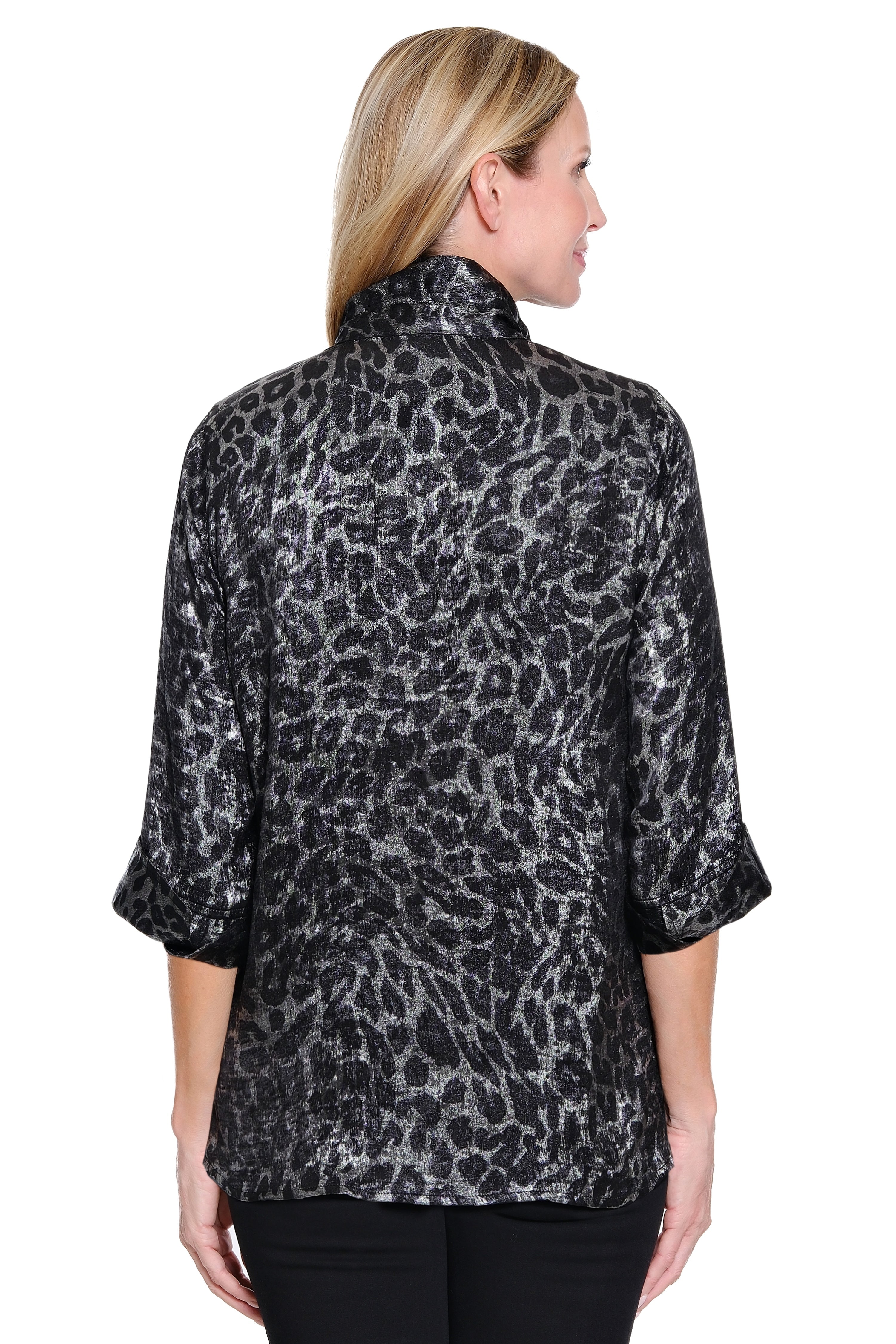 Print Shimmer Tunic - Multi Animal Print