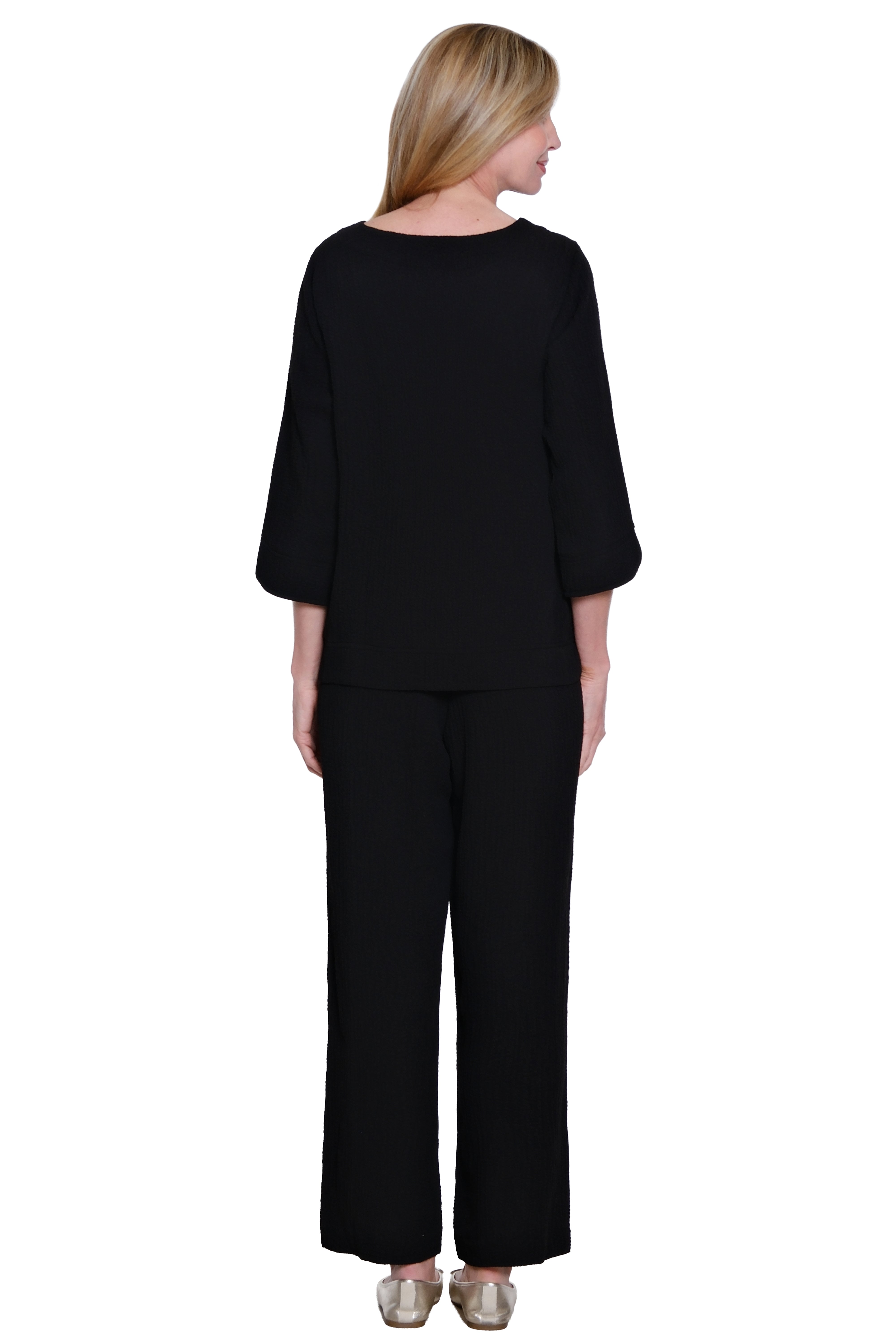 Woven Pull-On Pant - Black - view 2