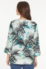 Tropical Woven Jacket - Women's - Leaf Multi
