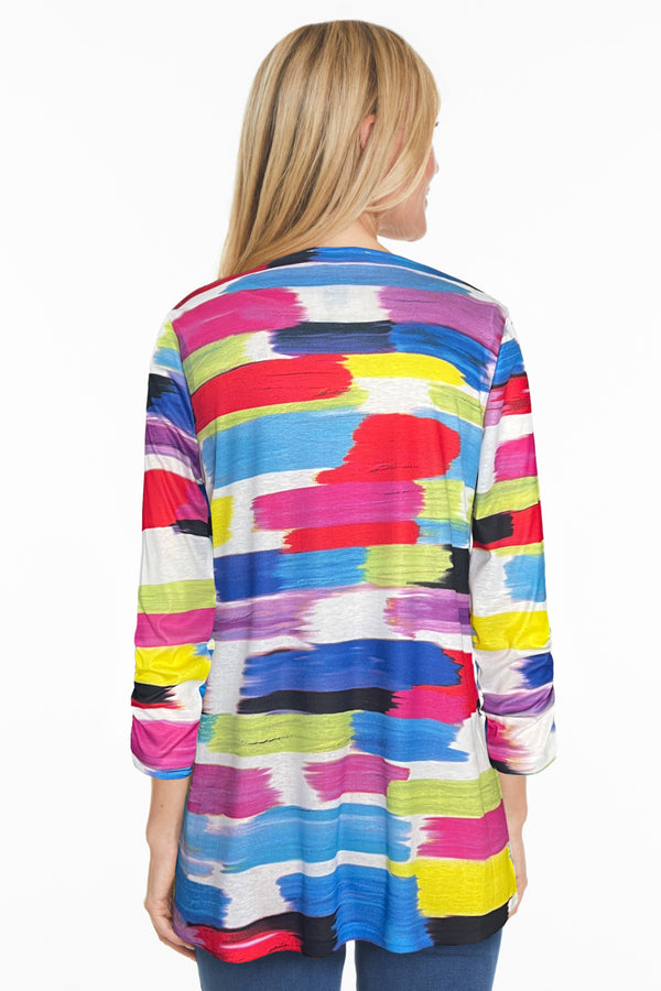 Sequin Detail Tunic - Abstract Multi