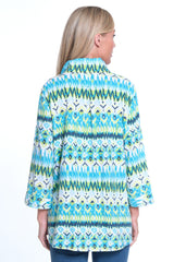 Button Front Shirt- Women's-Multi