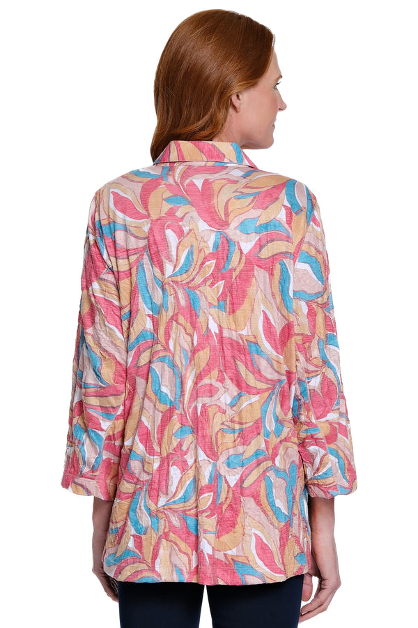 Print Tunic & Tank Set - Plus - Abstract Multi