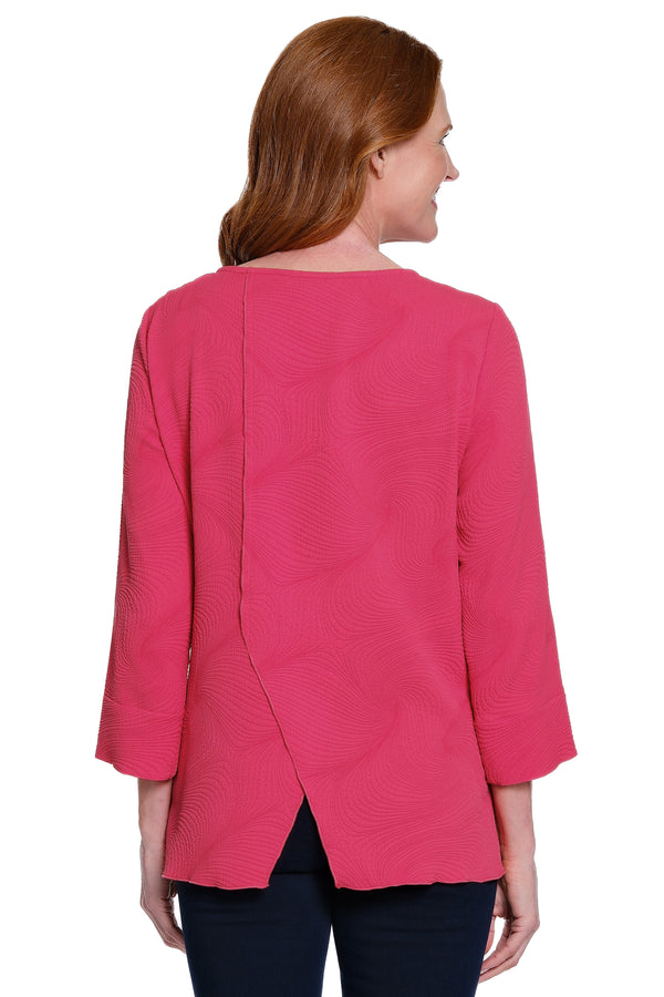 Knit Popover Tunic - Petite - Watermelon