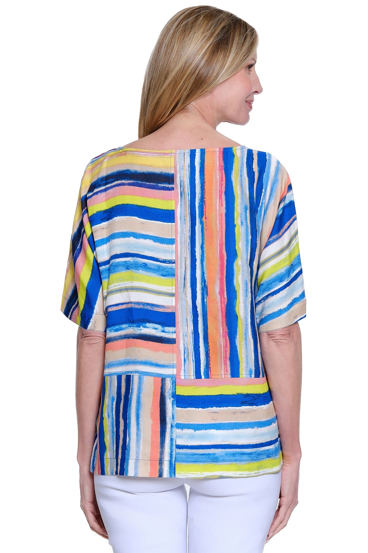 Printed Pop-Over Tunic - Multi