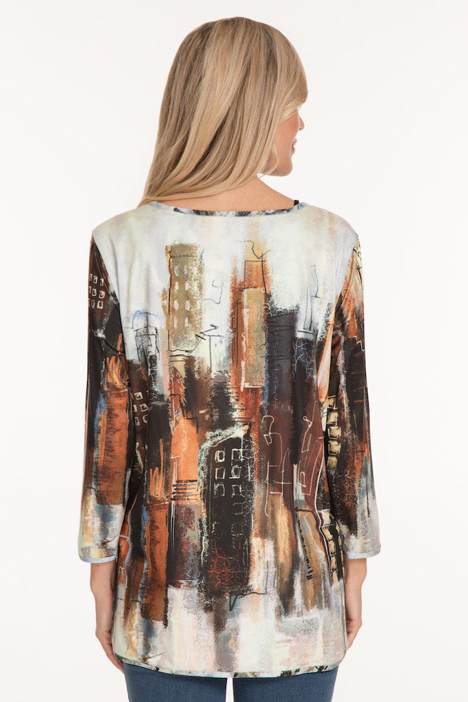 Reversible V-Neck Tunic