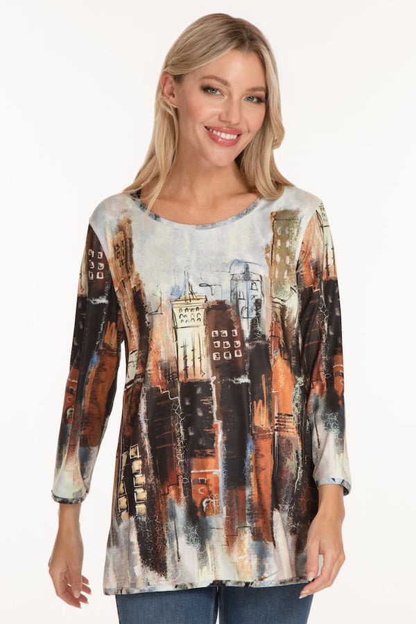 Reversible V-Neck Tunic