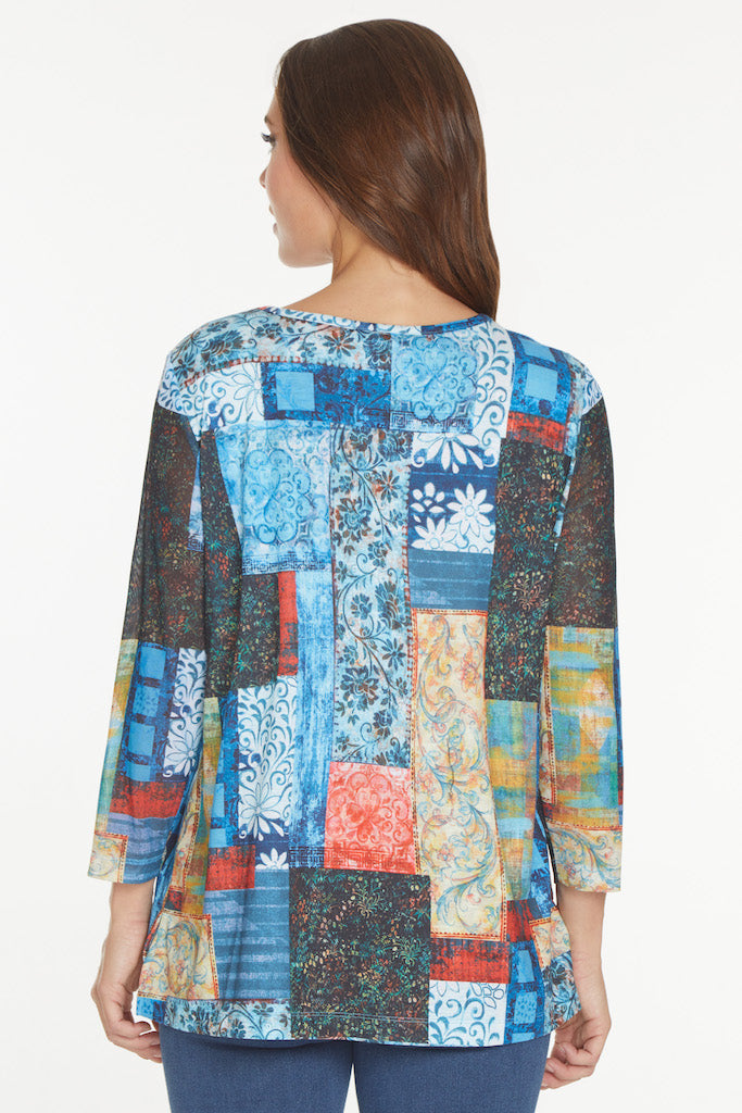 Printed Knit Tunic