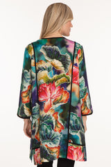 Print Kimono - Women's - Floral Multi