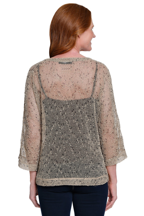 Woven Jacket with Sharkbite Hem - Khaki