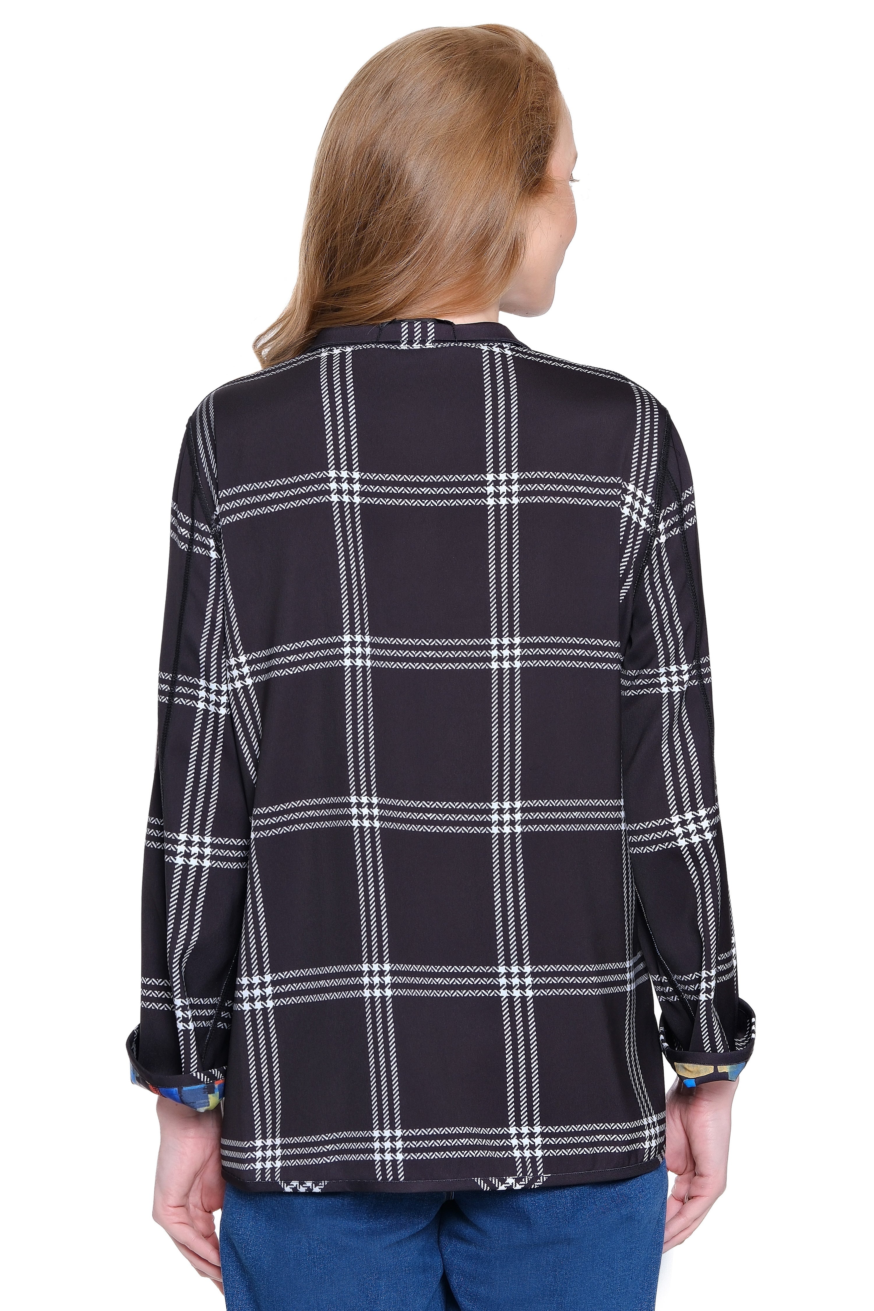 Reversible Woven Jacket - Abstract Multi