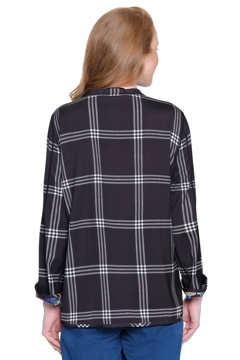 Reversible Woven Jacket - Abstract Multi