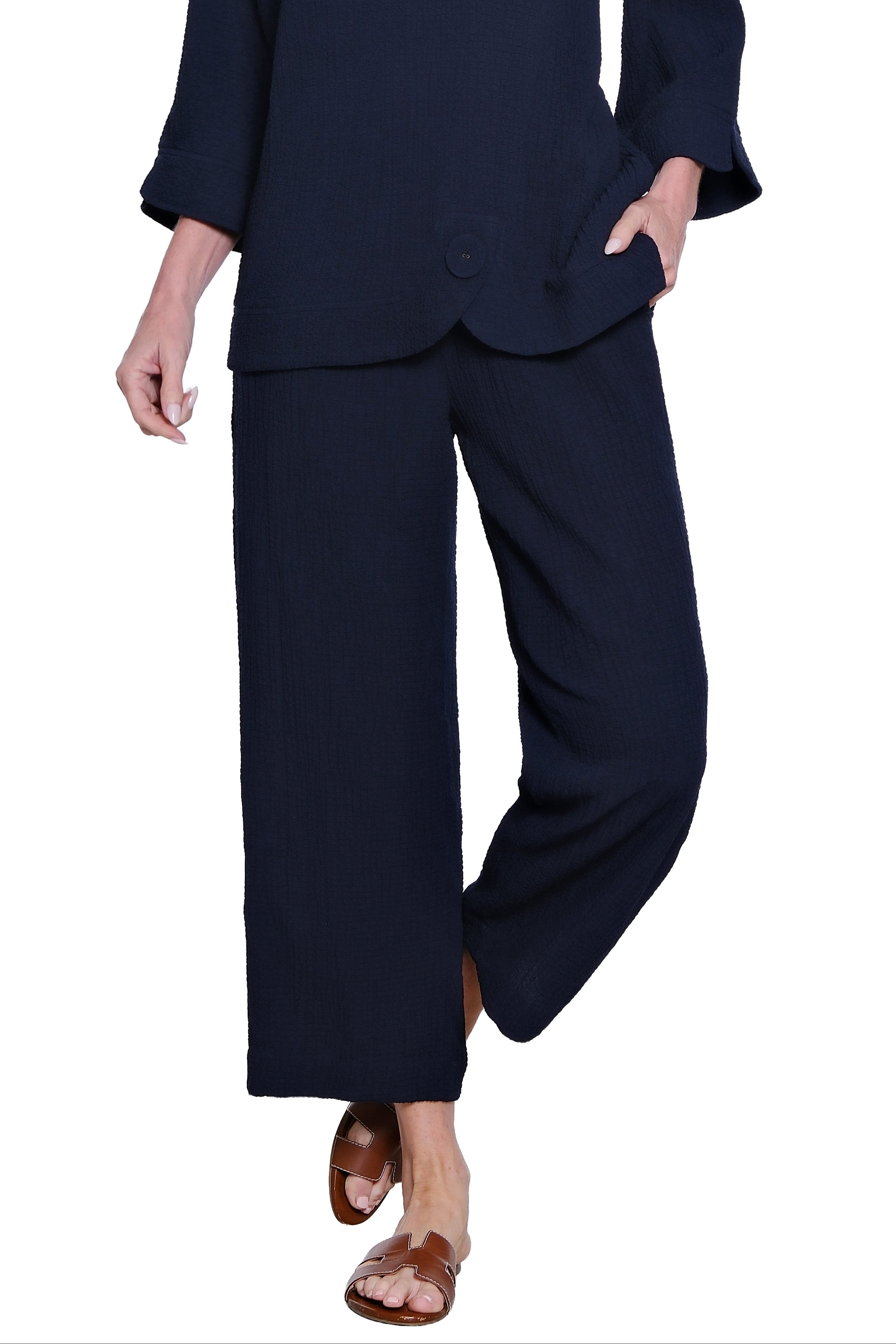 Woven Pull-On Pant - Midnight