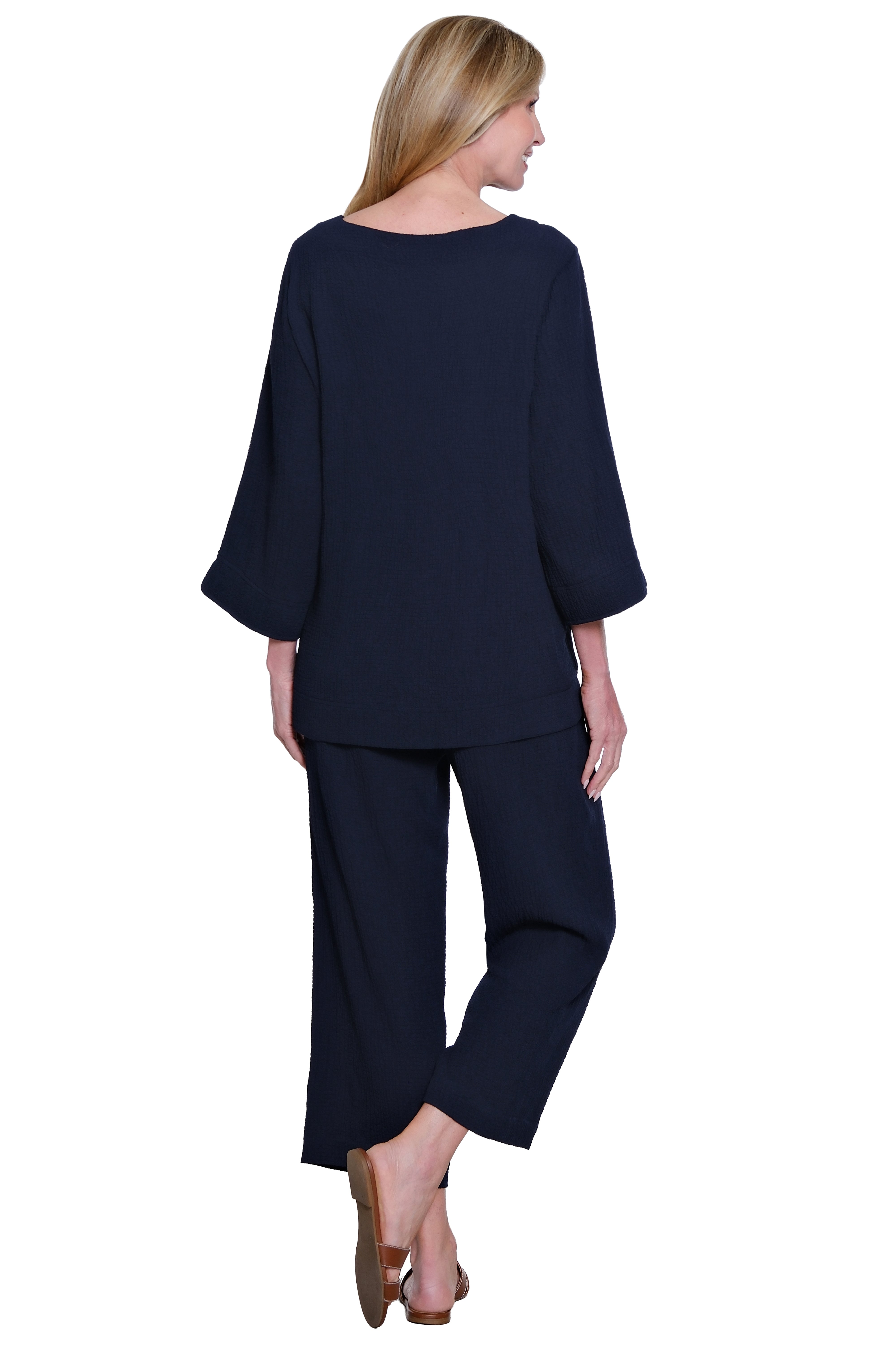 Woven Pull-On Pant - Midnight