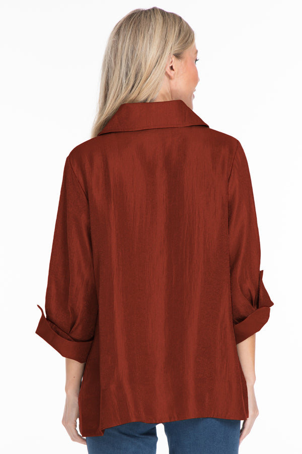 Woven Shimmer Jacket - Women's - Spice