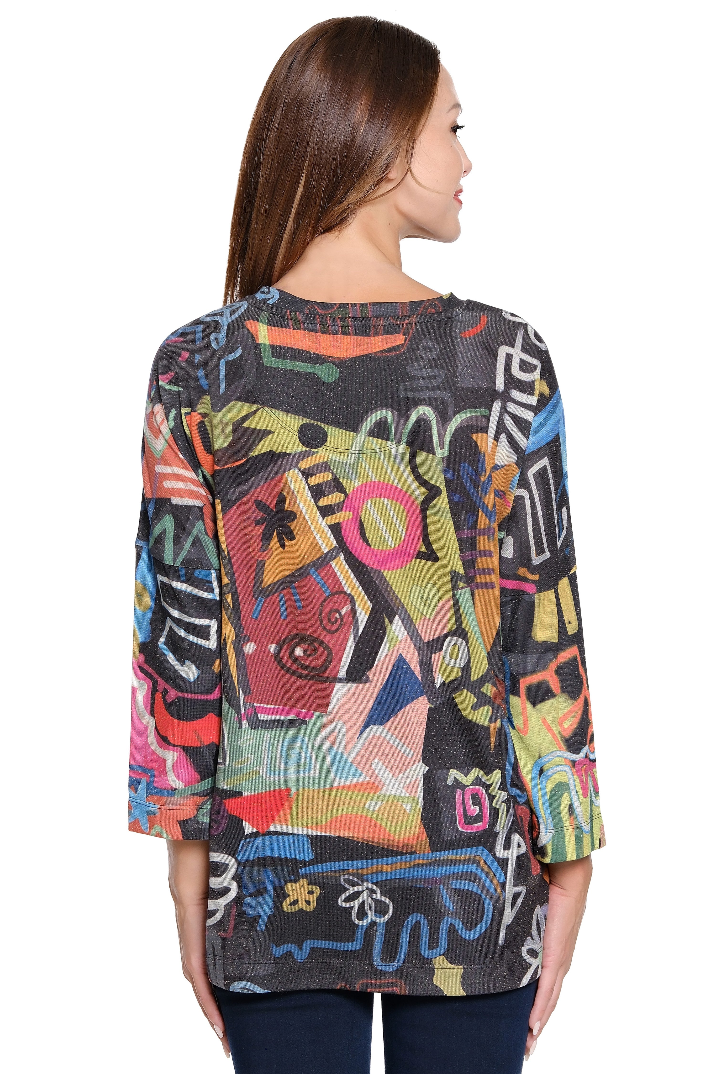Shimmer Knit Tunic - Multi
