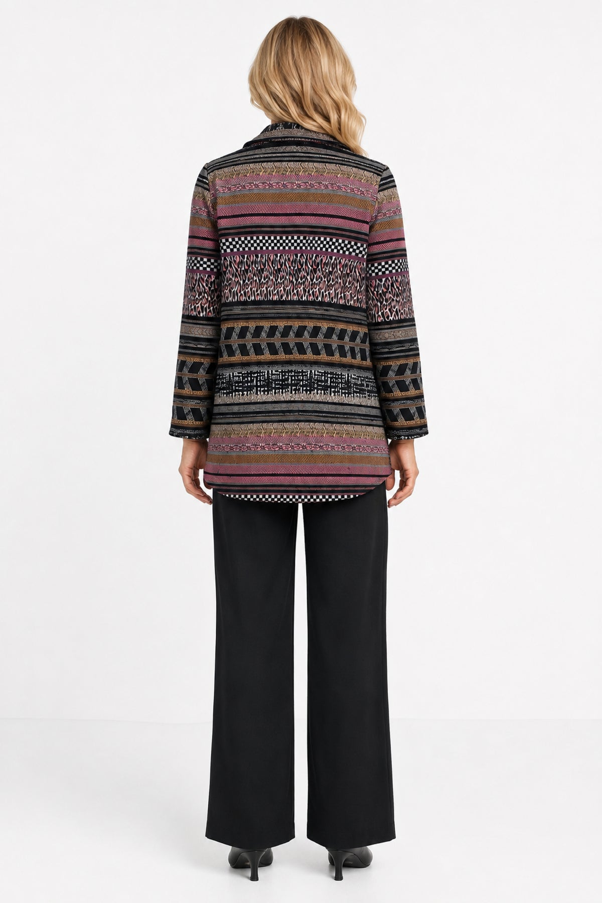 Black Flare Leg Pant - Missy