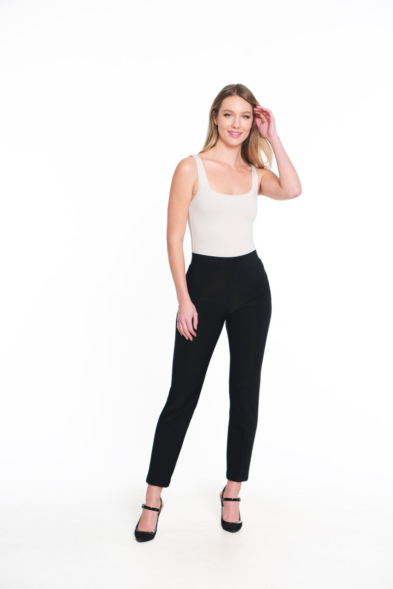 Pull On Pant with Back Vents - Black