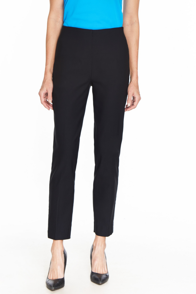 Pull On 'No Waist' Ankle Pant - Black