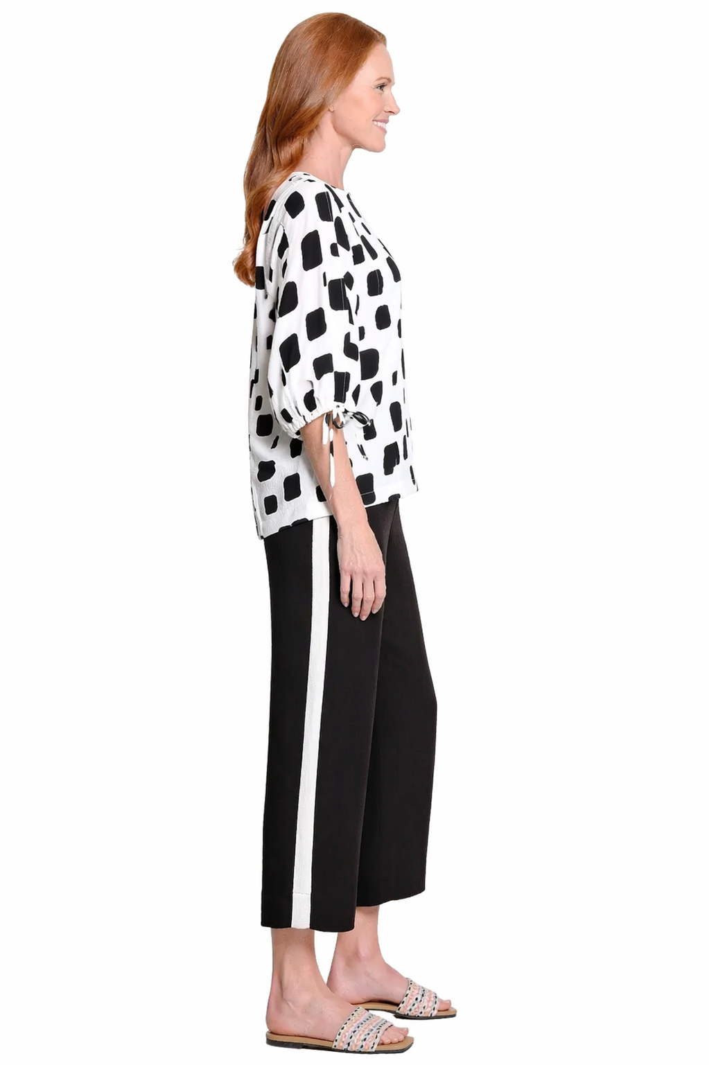 Cropped Pull-On Pant - Black